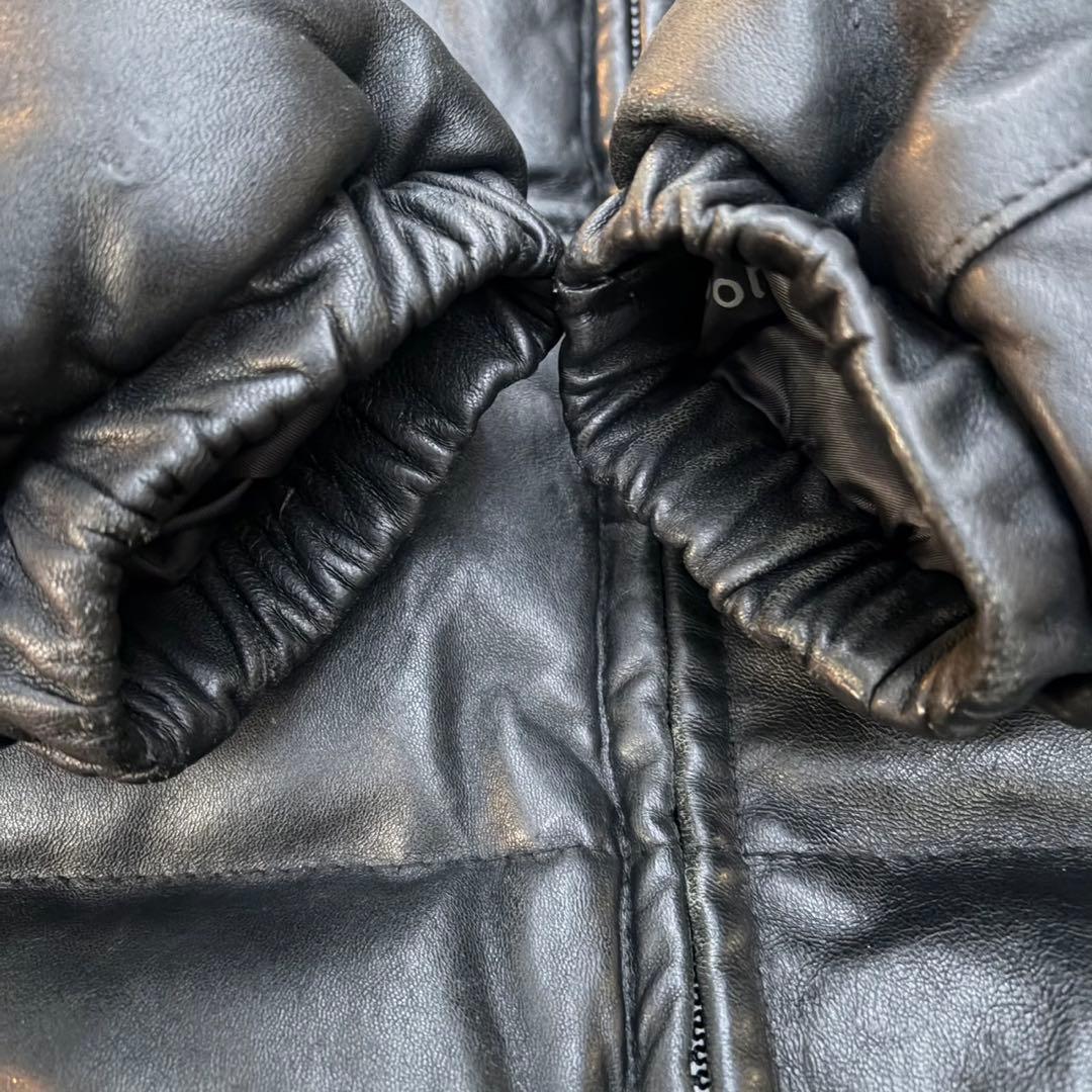 【激レア48キングサイズ】Schott レザーダウンジャケット XXXL