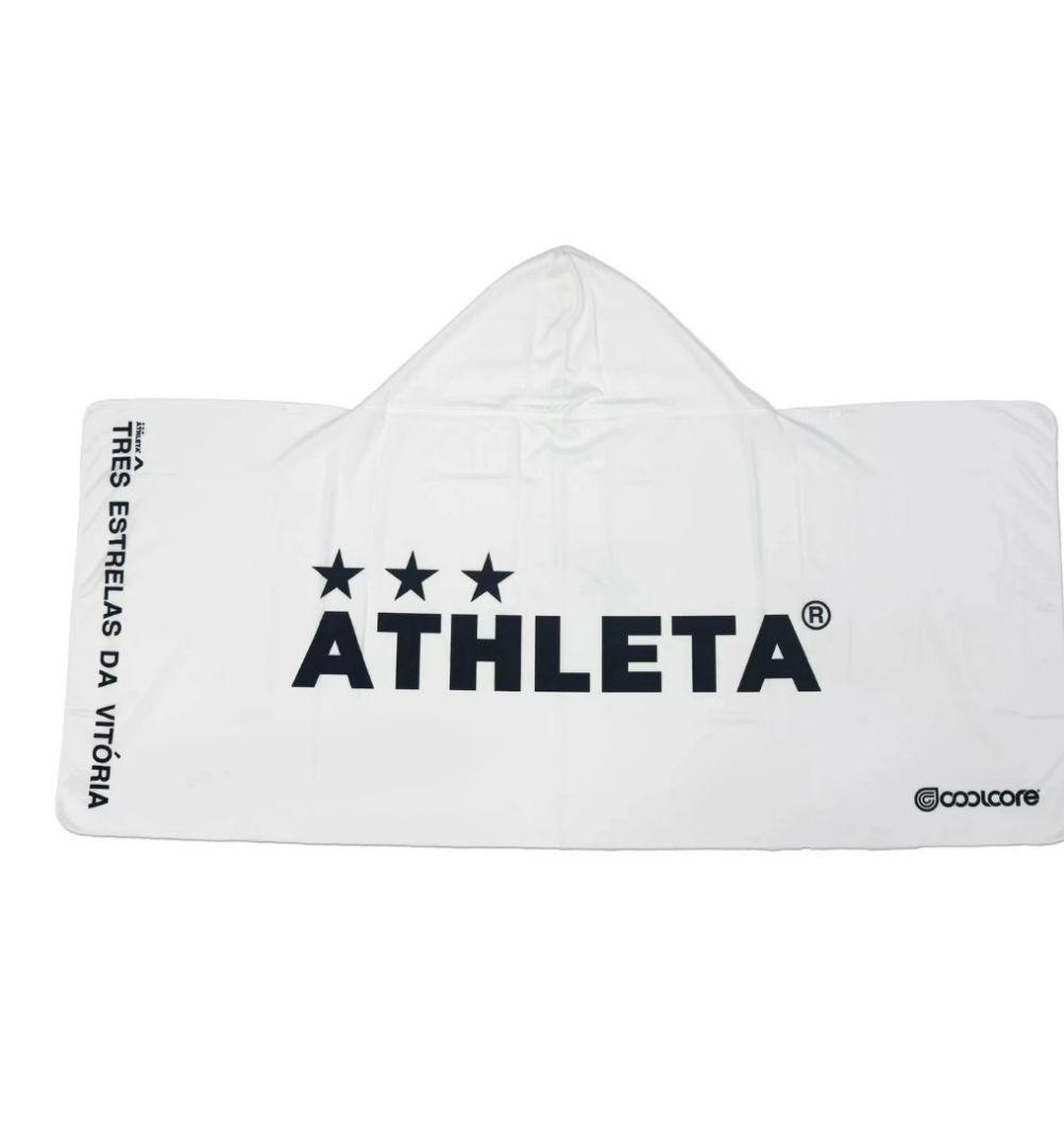 ATHLETA 冷感ポンチョ　完売　限定品　ホワイト　サッカー