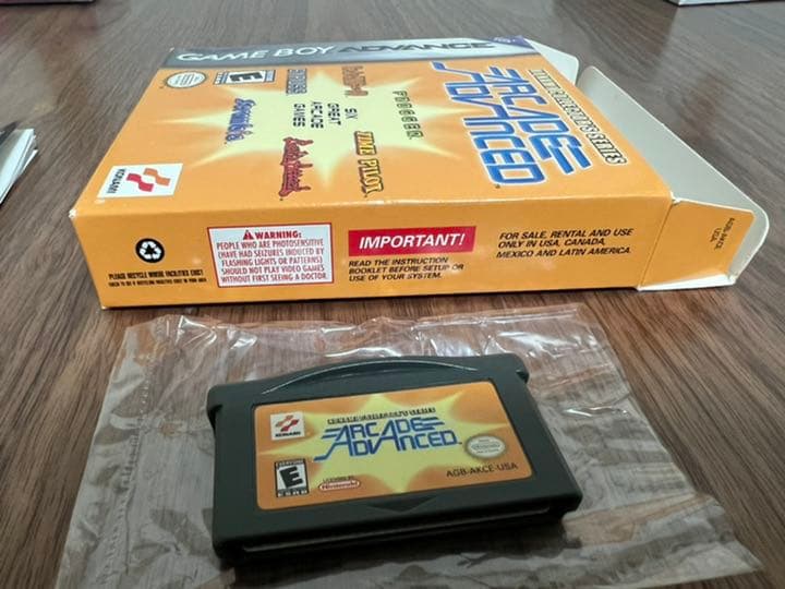 ゲームボーイアドバンス　アーケードゲームコレクション　北米版