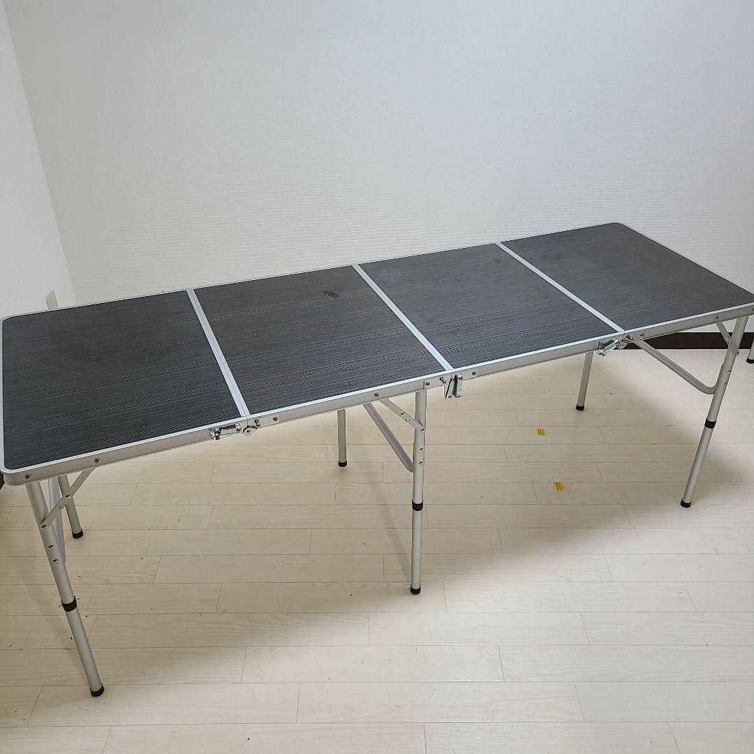 折りたたみロングテーブル 2台セット180×60cm キャンプ アウトドア