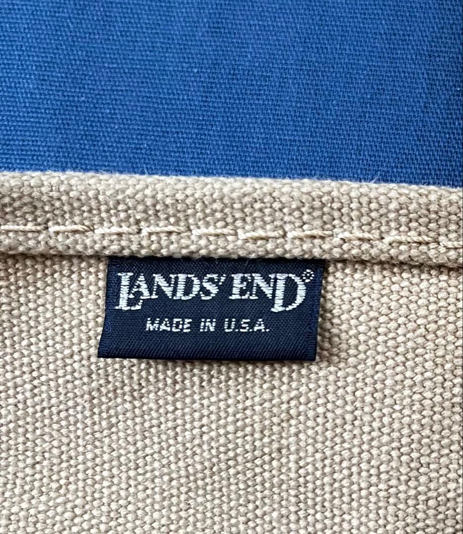 3*0様 ヴィンテージ Lands' End キャンバス トートバッグ 大型