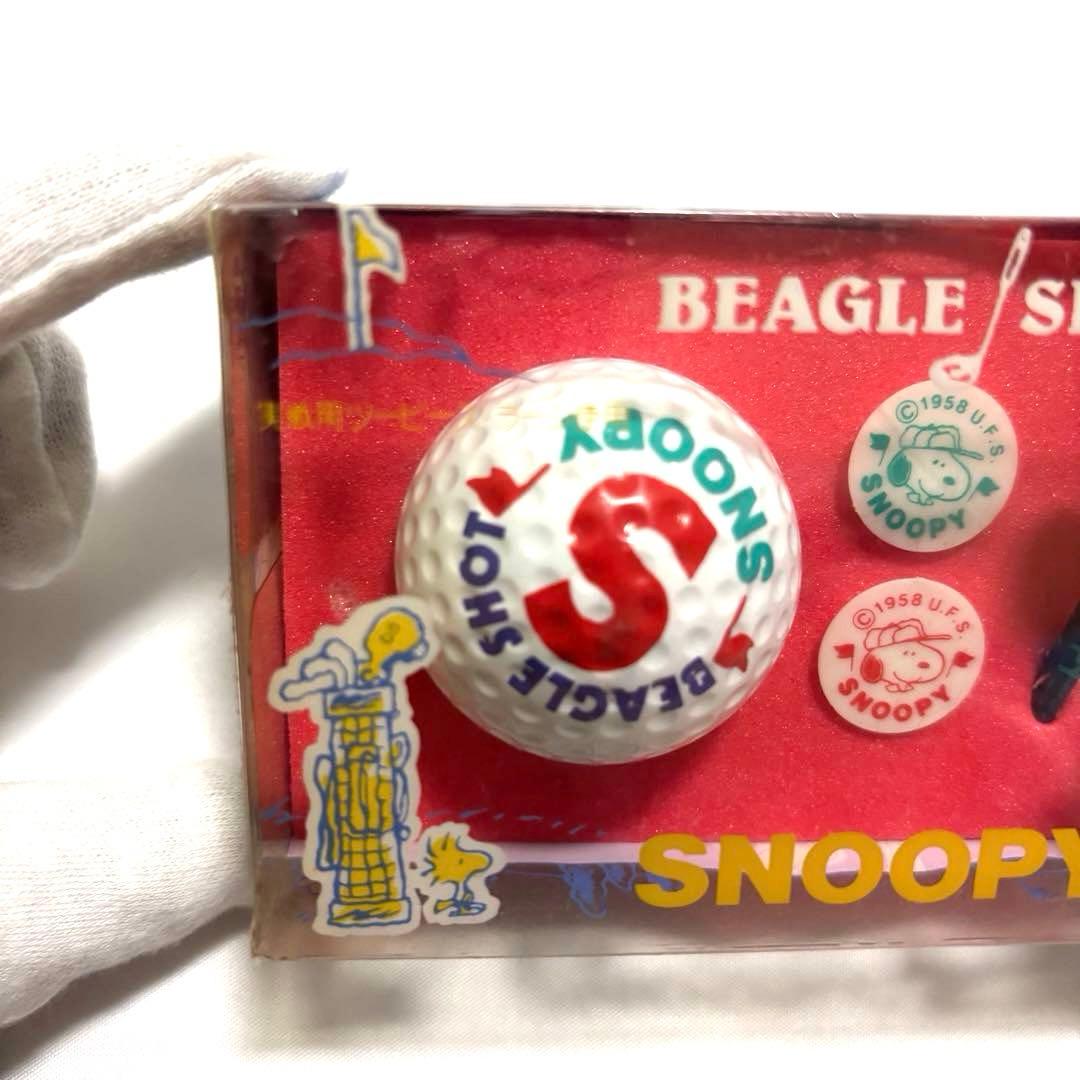 希少 SNOOPY スヌーピー ゴルフボール ティー 未使用 PEANUTS