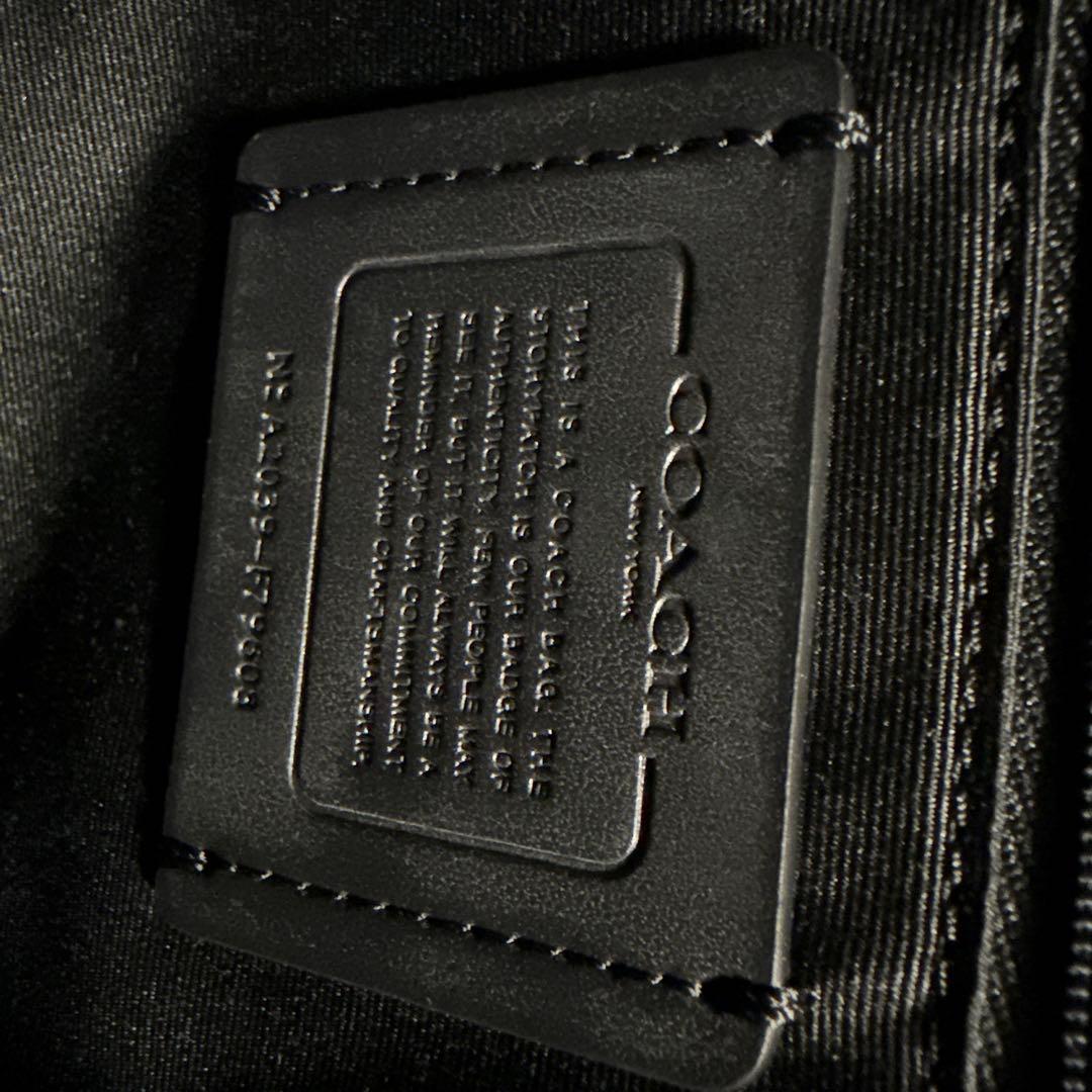 【未使用】トートバッグ　coach レザー　ブラック