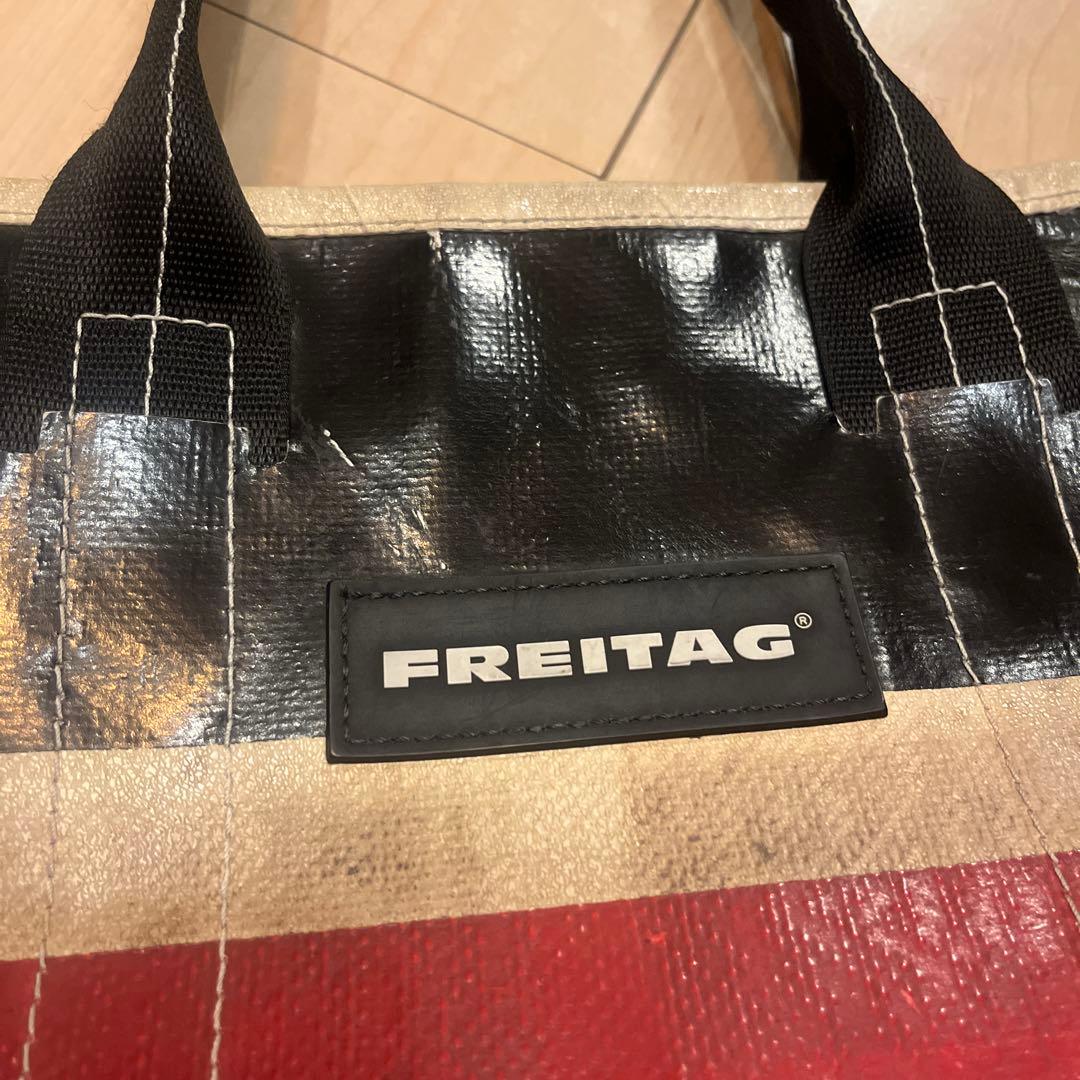 FREITAG トートバッグ 黒 赤 ベージュ