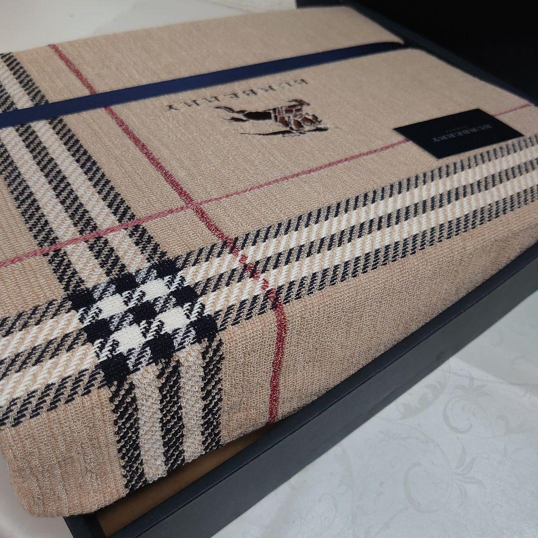 BURBERRY LONDON タオルケット 西川 140x190cm