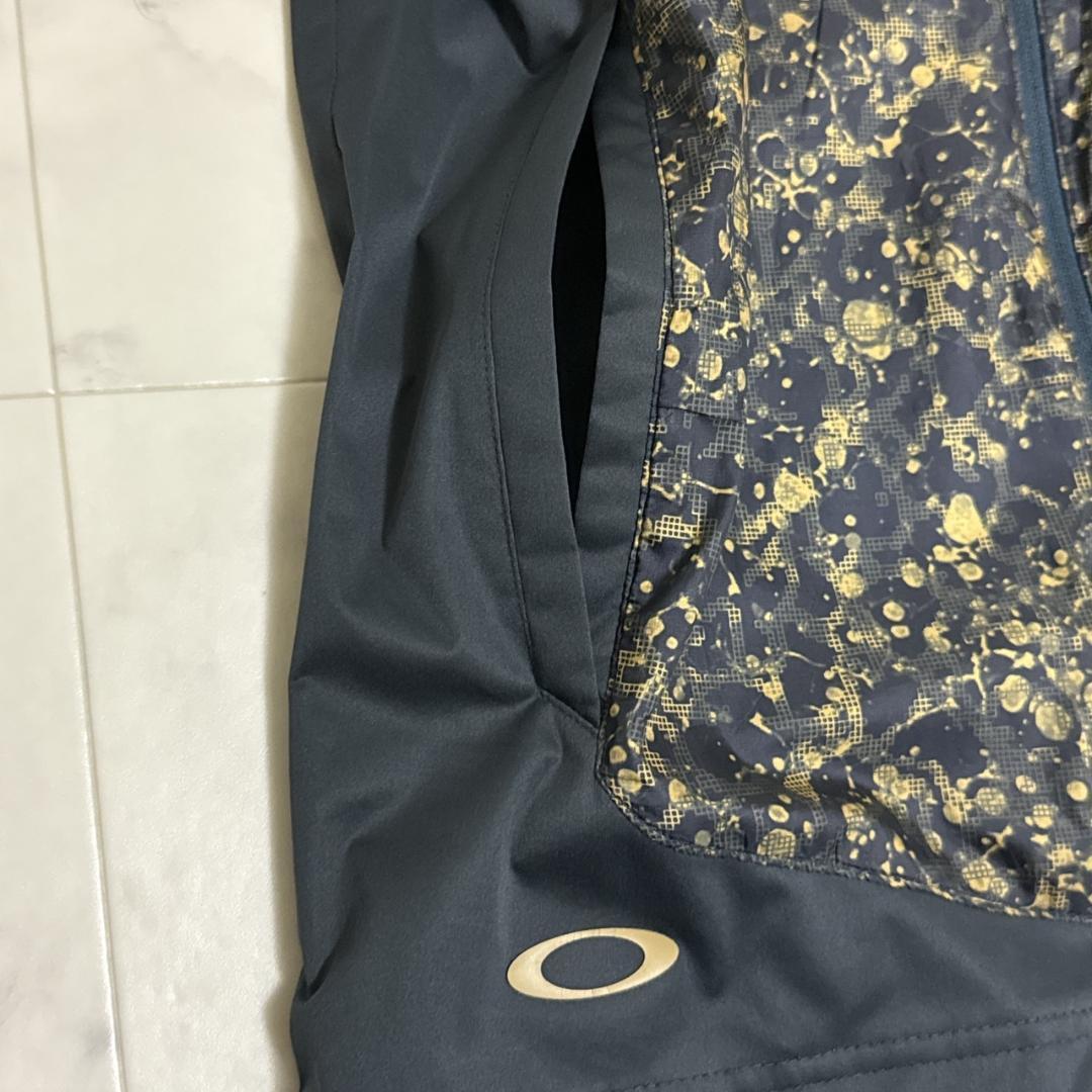 OAKLEY オークリー 迷彩 切替 トップスジップシャツ ダークグレー系 M