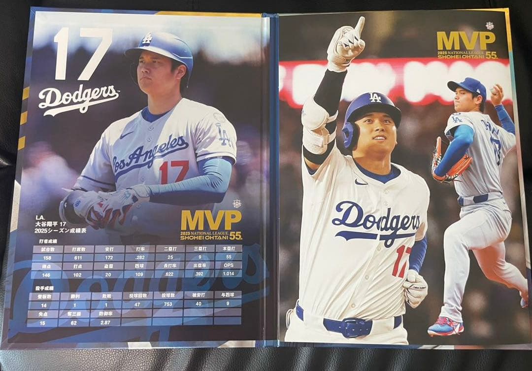 【NEW】大谷翔平 2025年NL MVP受賞記念プレミアムフレームセット