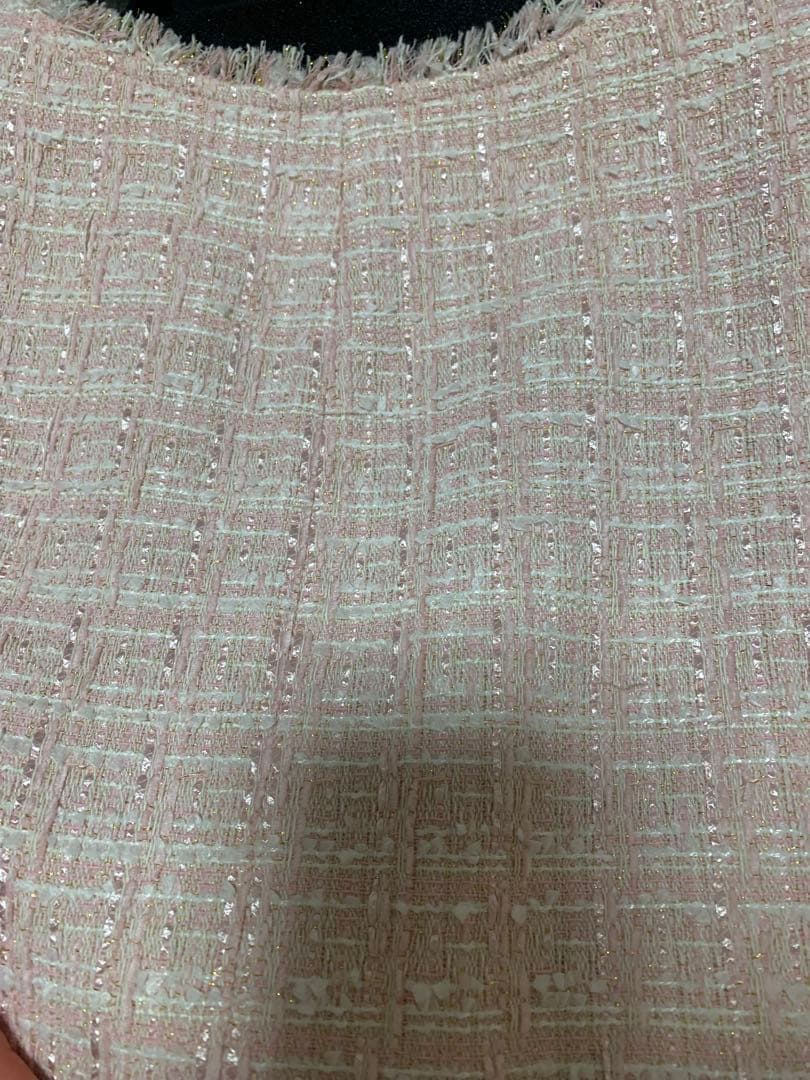 【月末セール】CELFORD セルフォード　フレアペプラムツイードジレ 美品