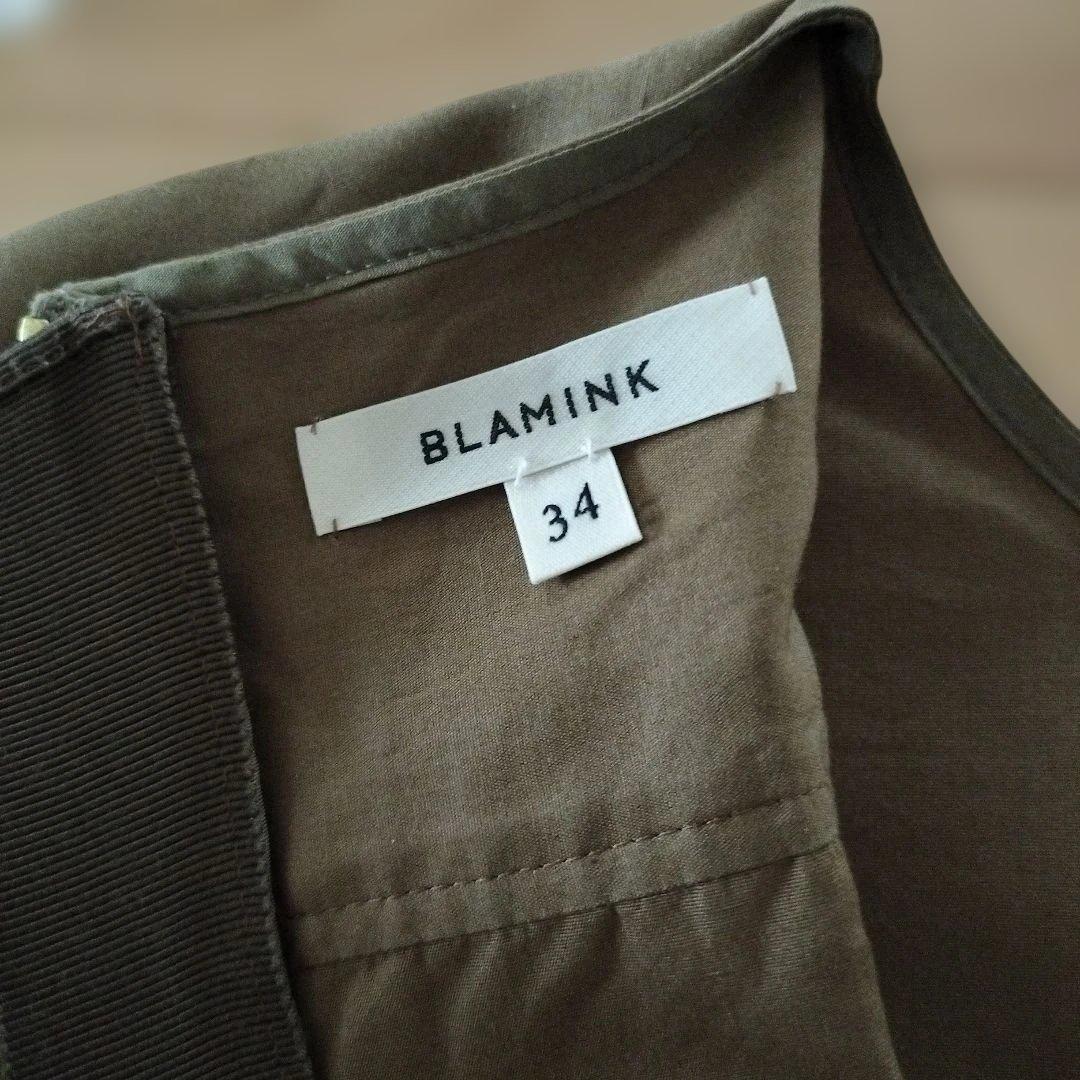 ブラミンク　BLAMINK　オーバーサイズ　ブラウス　34　定価93500円
