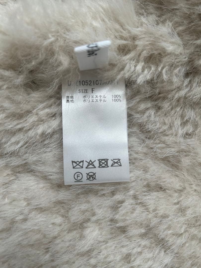 DouDou フェイクカシミヤファーベスト