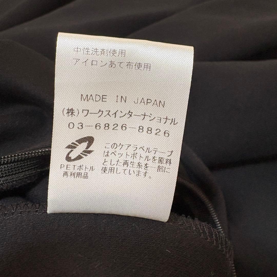 ツルバイマリコオイカワ ius ワンピース レース フリル タック 黒