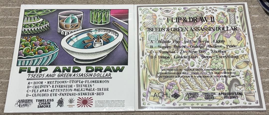 FLIP&DRAW I&IIセット舐達麻 AGH GAD