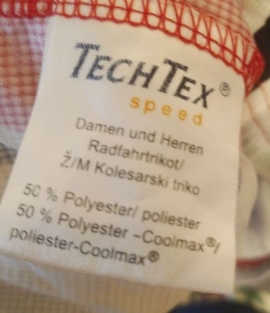 (美品)TECHTEX GERMANY サイクルジャージ(サイズＳ/GER)