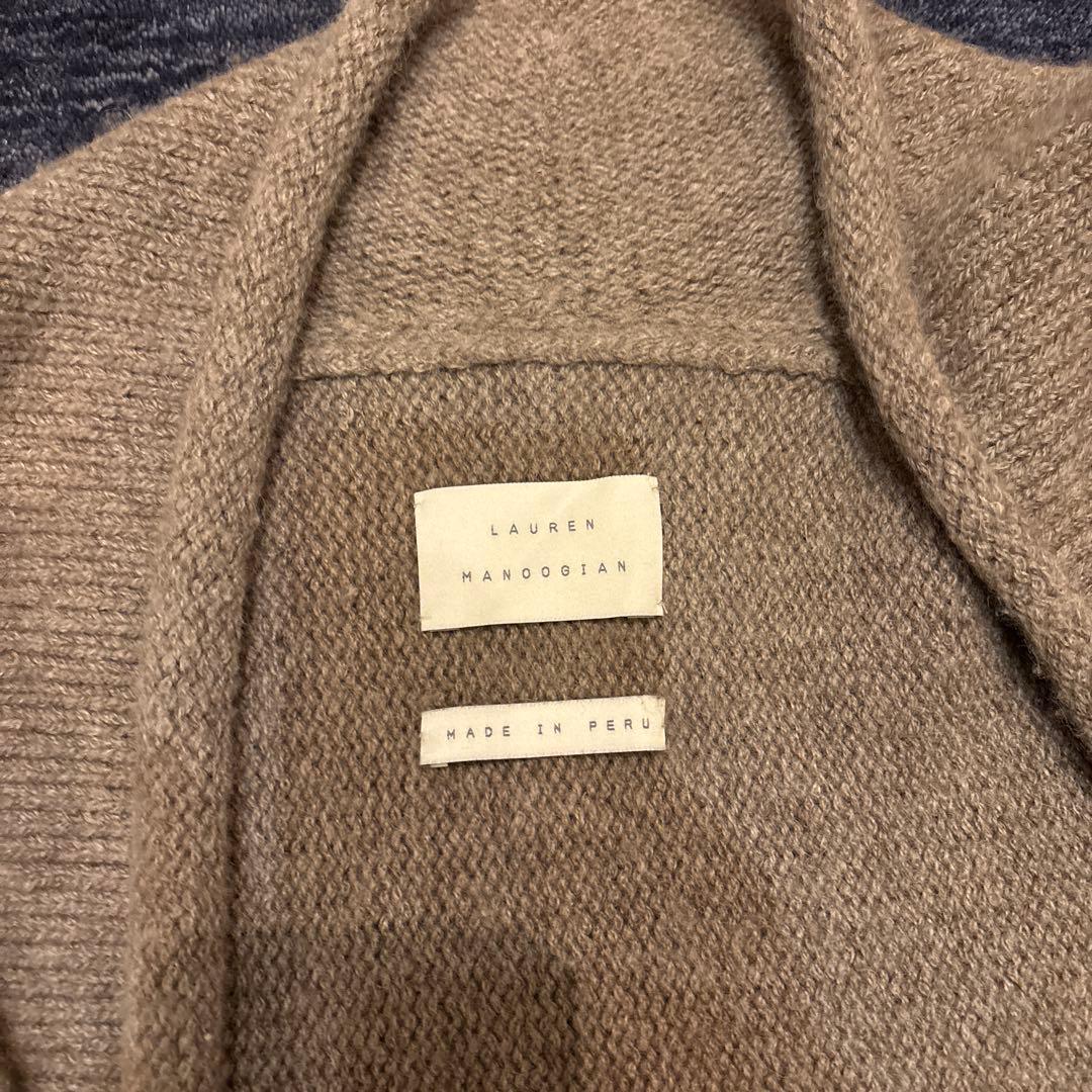 ジャケット・アウター LAUREN MANOOGIAN ROLL CARDIGAN