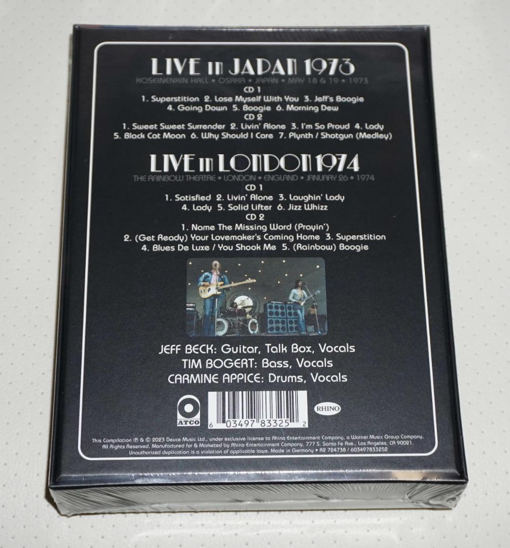 新品　BBA ライヴ・イン・ジャパン1973 / ライヴ・イン・ロンドン1974