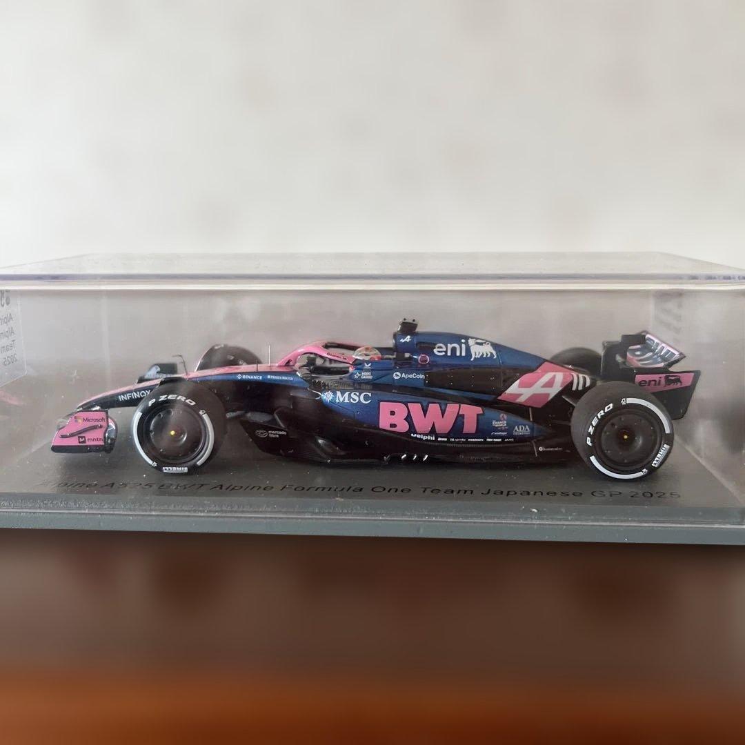 Alpine A525 BWT ミニカー 日本GP ピエールガスリー