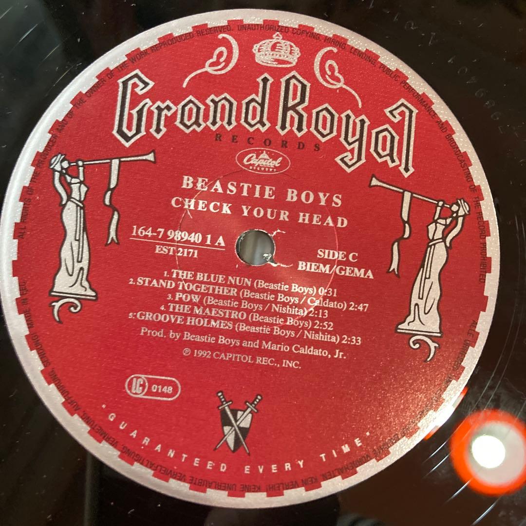 BEASTIE BOYS CHECK YOUR HEAD レコード