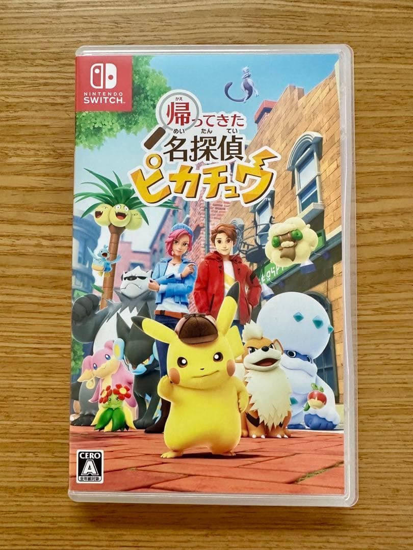 Nintendo switch ソフト　帰ってきた名探偵ピカチュウ　カード付き