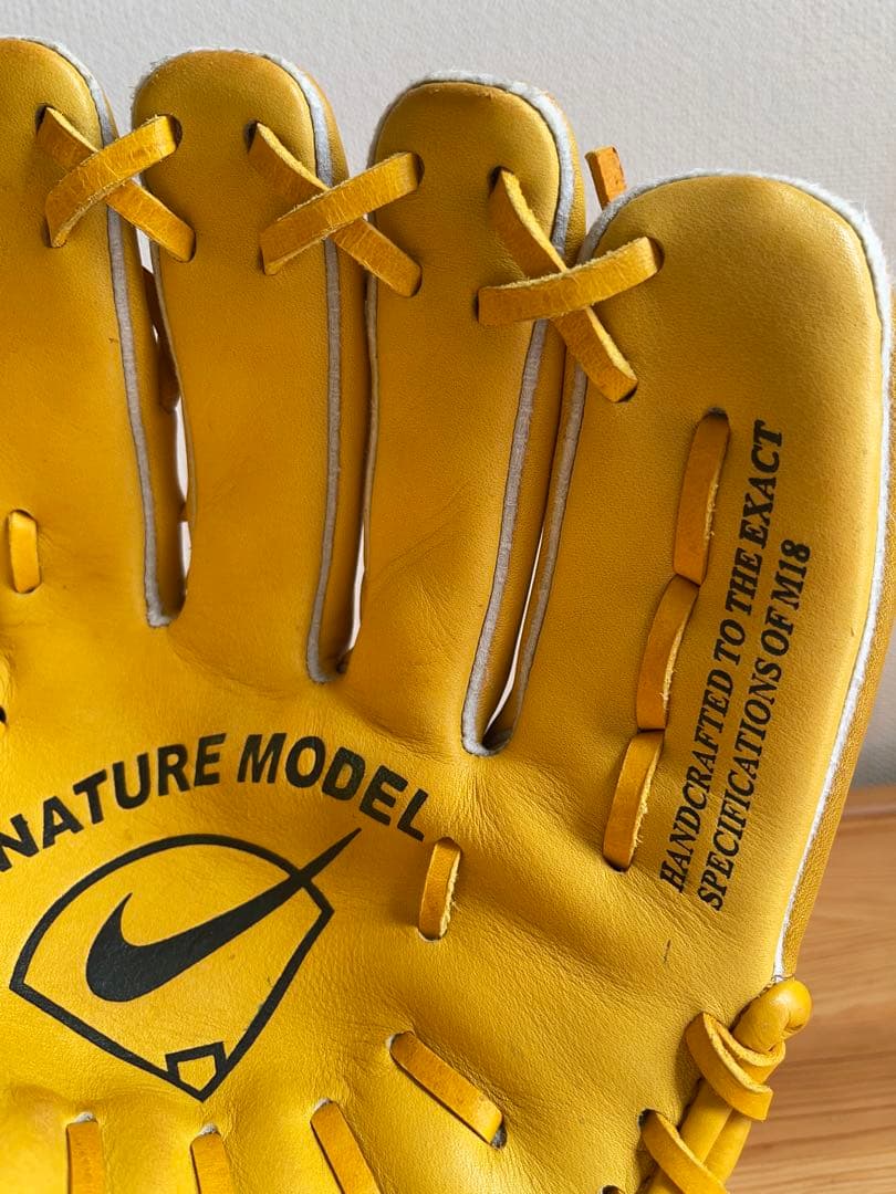 NIKEナイキ 軟式グローブ 松坂大輔投手 シグネチャーモデル イエロー