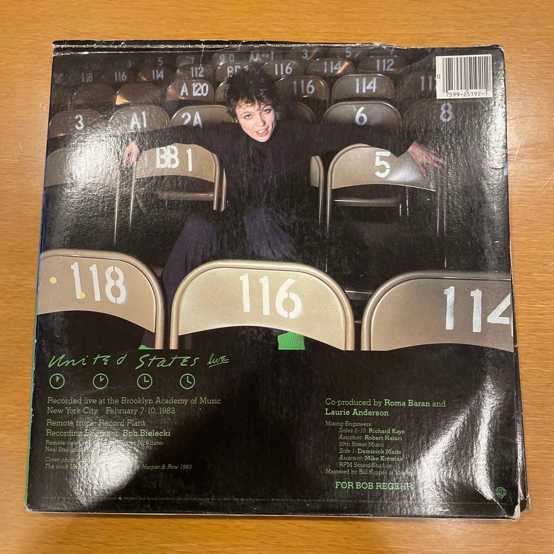 洋楽 LAURIE ANDERSON / United States Live