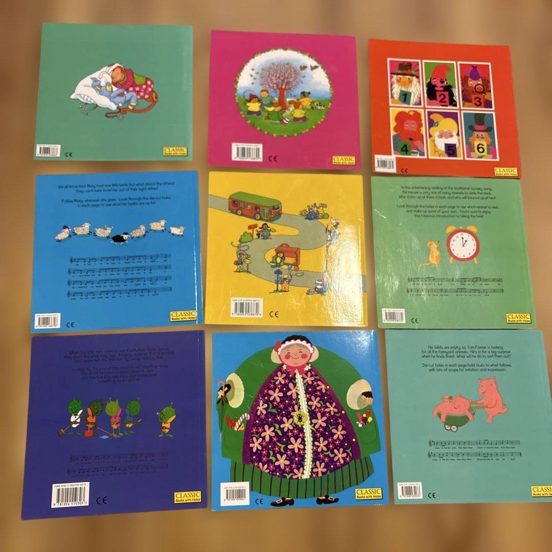 英語絵本9冊　Ten Little Monkeys 他Child's Play