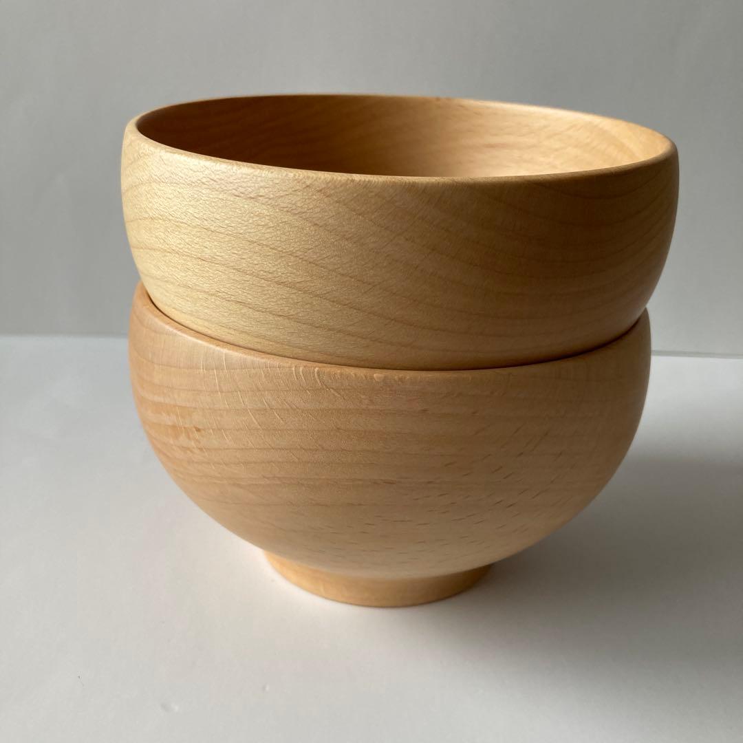 薗部産業 SONOBE ソノベ　めいぼく椀　橅(ぶな) 2個セット
