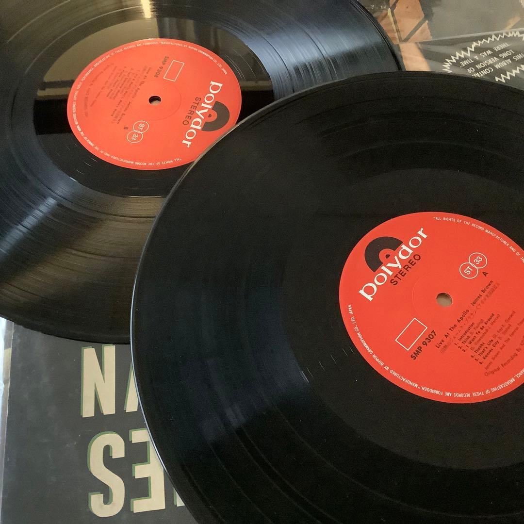 名盤　ロック　ポップ　レコード　5枚セット　ビートルズ　JB・デヴィッド・ボウイ