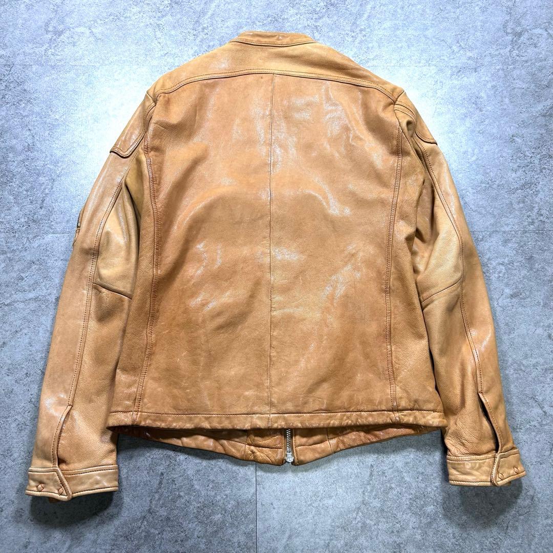 キャサリンハムネット/gimmick leather jacket/Y2K/山羊