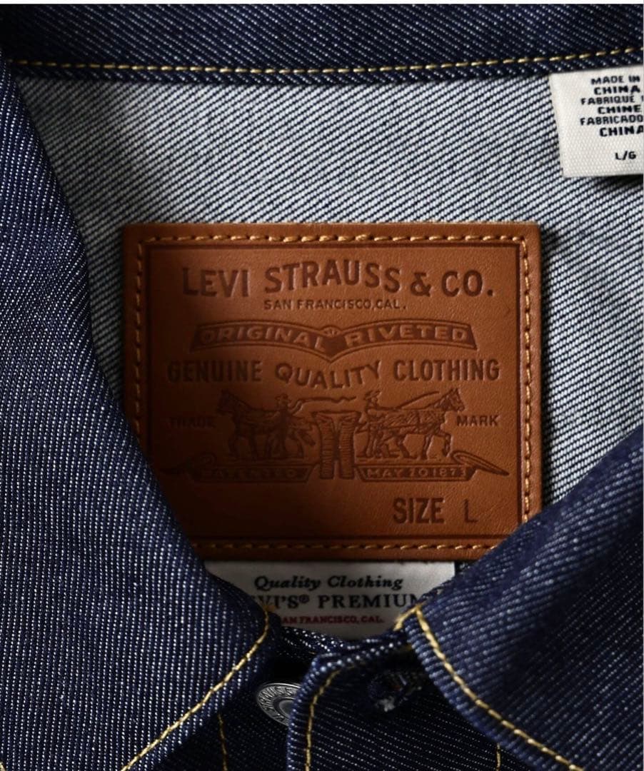 【新品】JOURNAL×LEVI'S TYPE2トラッカージャケット Lサイズ