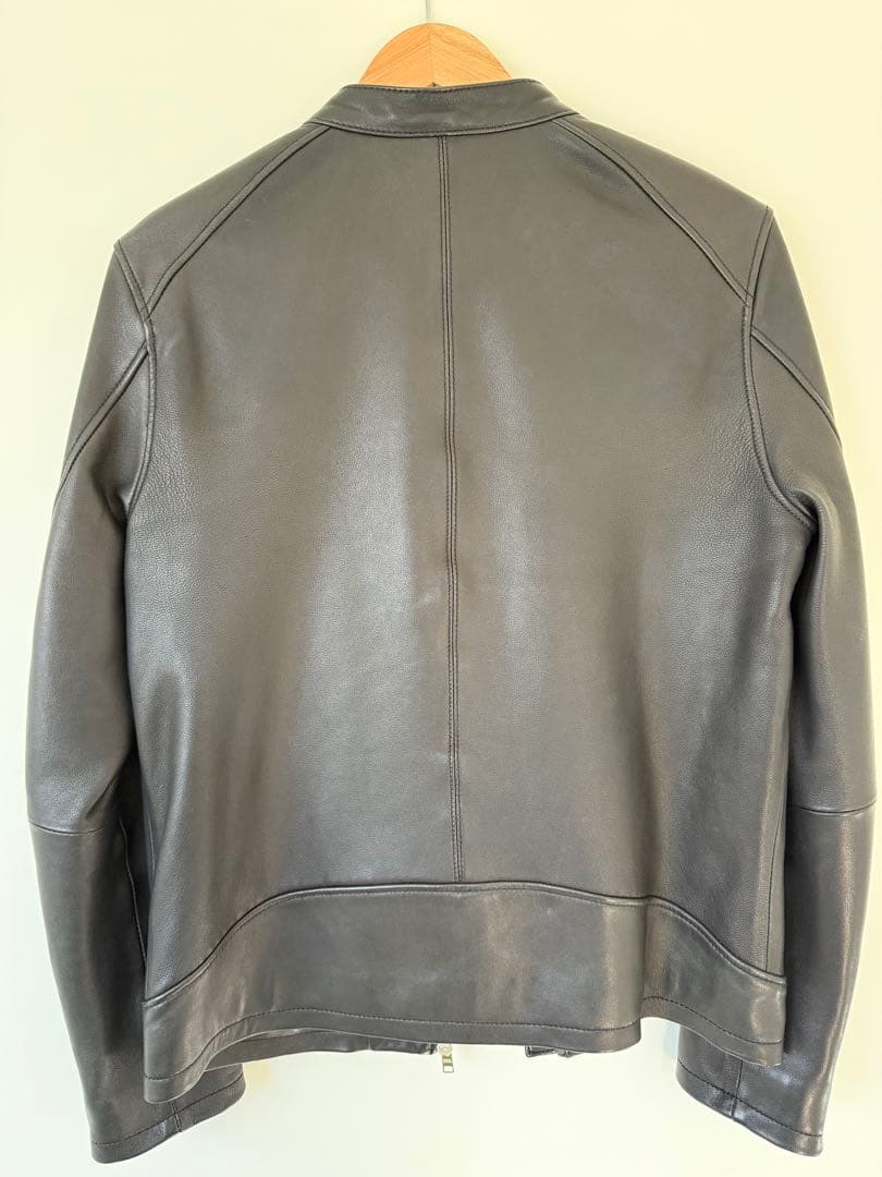 【美品】HARE ラムレザー シングルライダース L