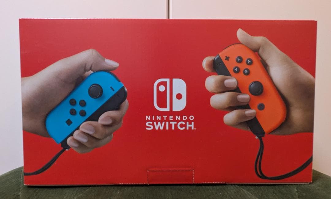 Nintendo Switch 本体 青/オレンジ　箱付+α