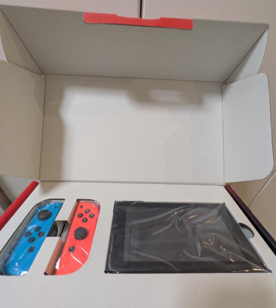 Nintendo Switch 本体 青/オレンジ　箱付+α