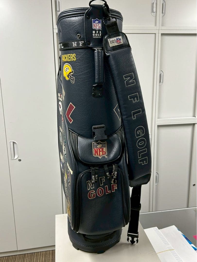 希少・ヴィンテージ　NFL チームロゴ刺繍 キャディバッグ