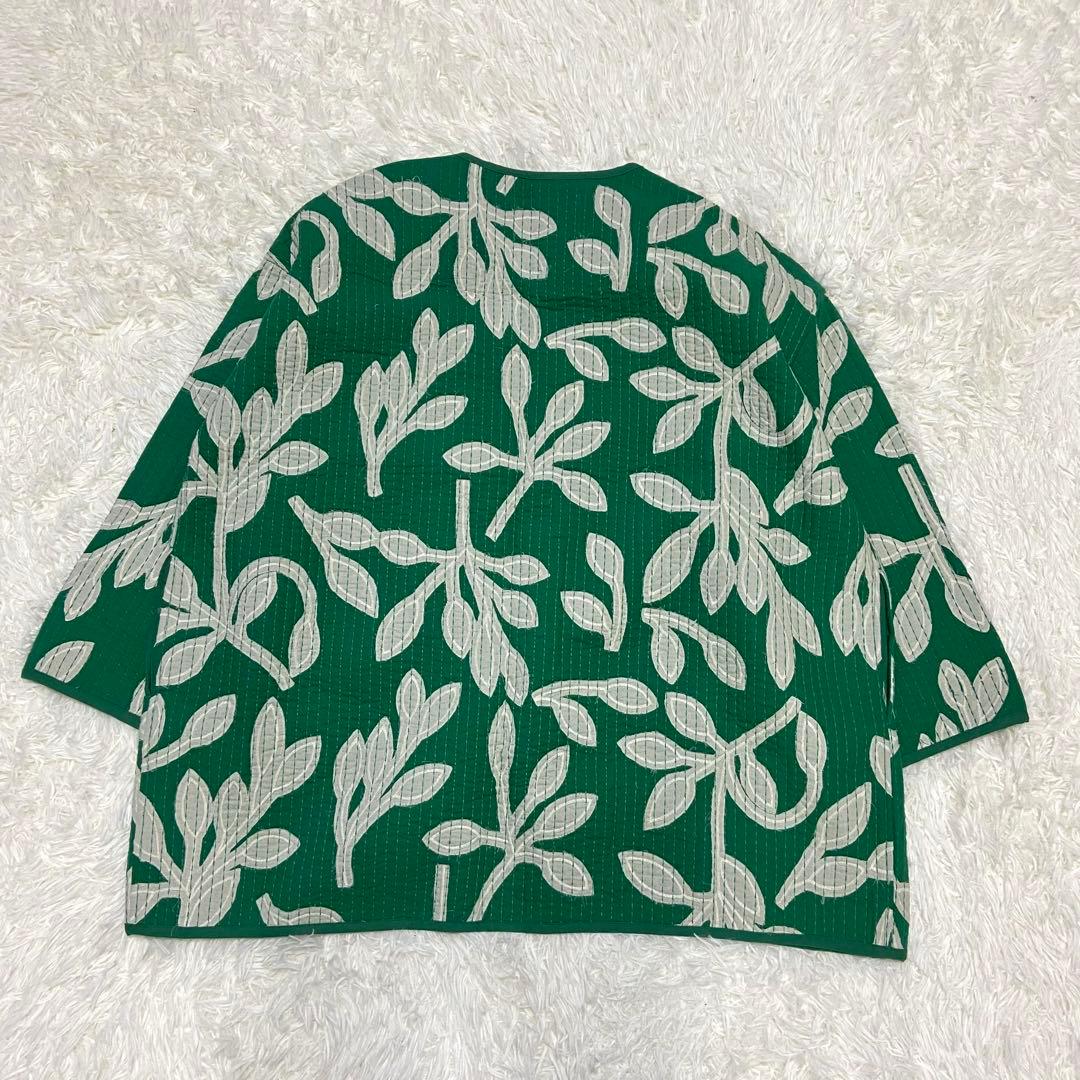 新品タグ　ciaopanic typy India 差し子刺繍ガウン　グリーン