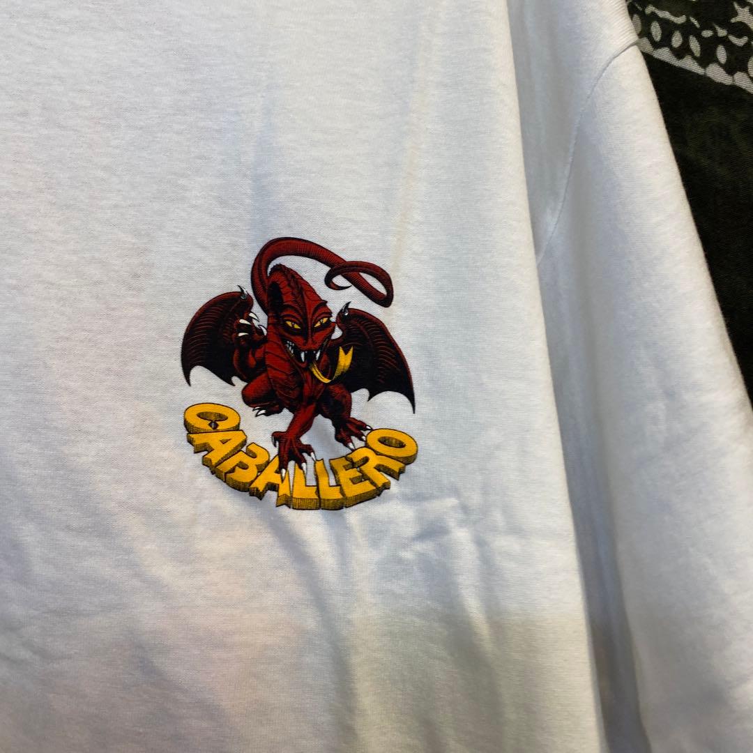 POWELLPERALT メンズスケートTシャツ ホワイト　Lサイズ