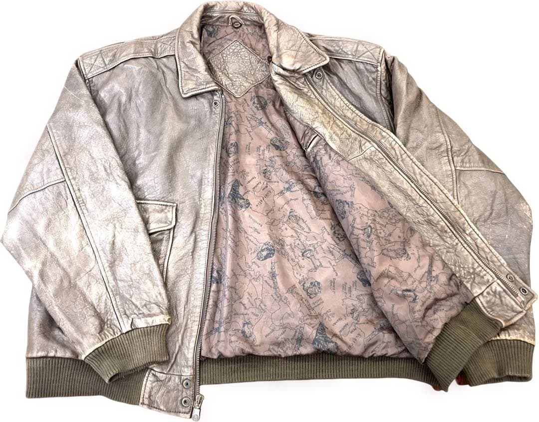 ROUNDTREE&YORKE A-2 レザージャケット　vintage XXL