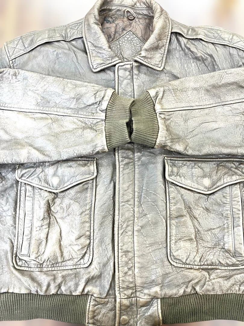 ROUNDTREE&YORKE A-2 レザージャケット　vintage XXL
