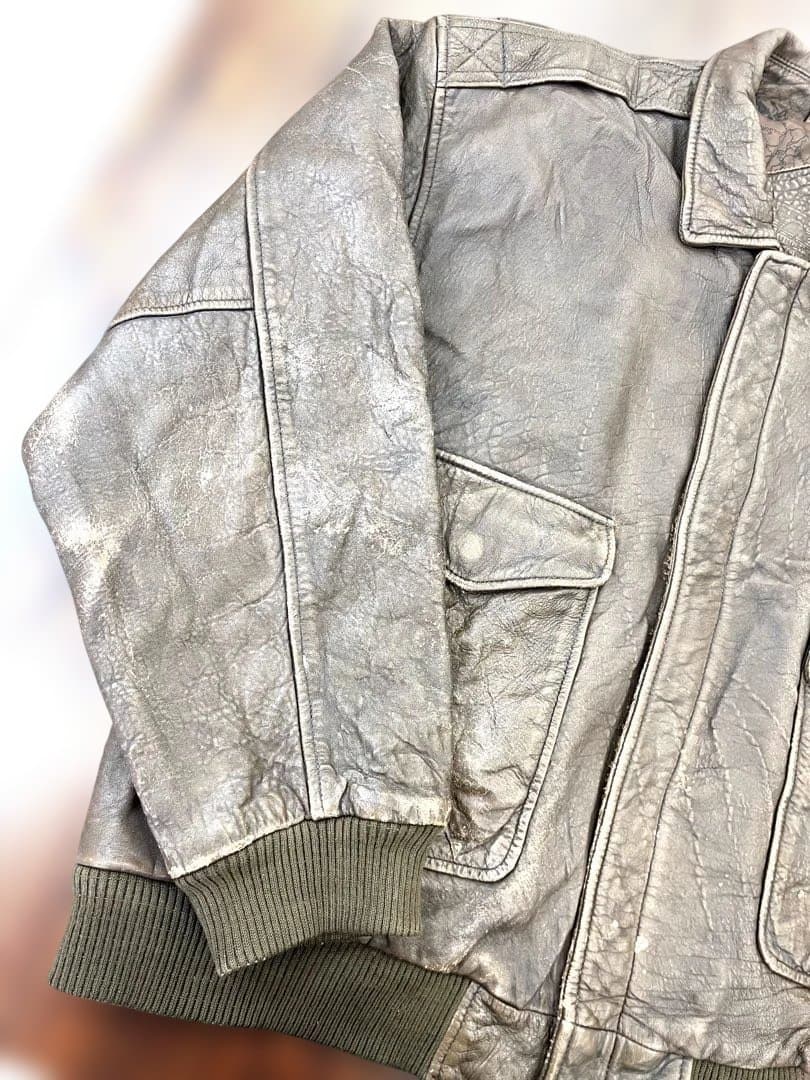 ROUNDTREE&YORKE A-2 レザージャケット　vintage XXL