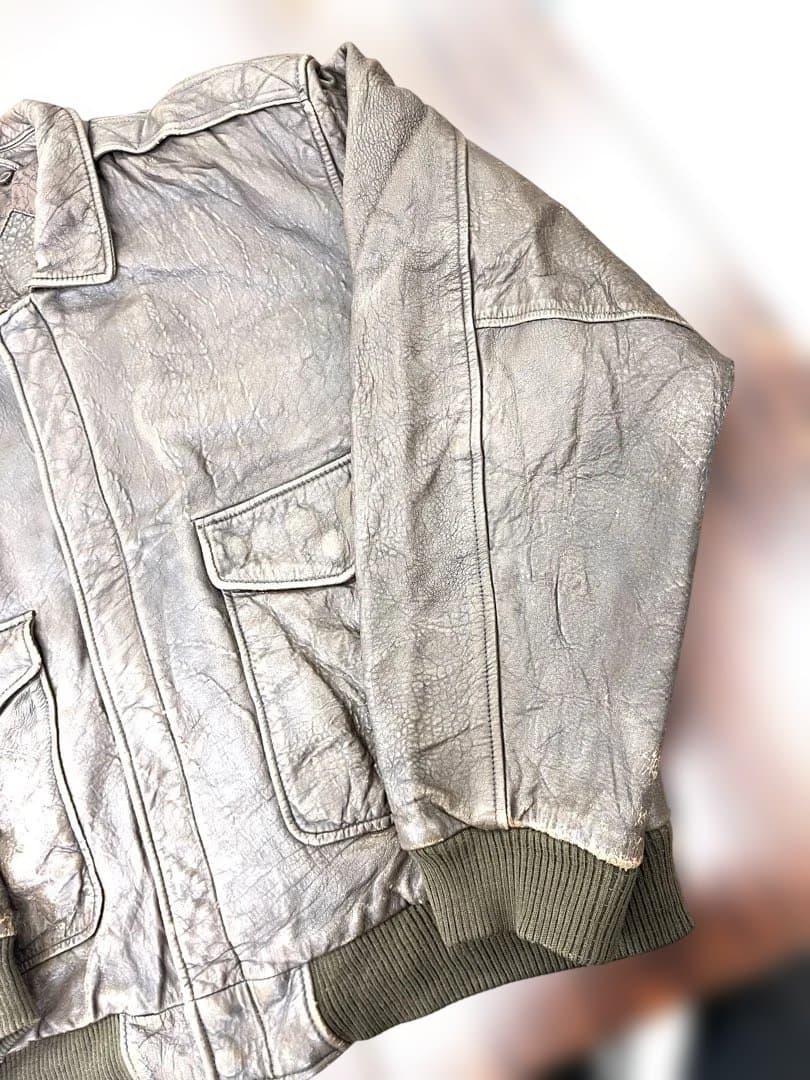 ROUNDTREE&YORKE A-2 レザージャケット　vintage XXL
