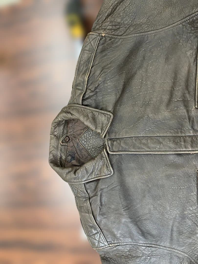 ROUNDTREE&YORKE A-2 レザージャケット　vintage XXL