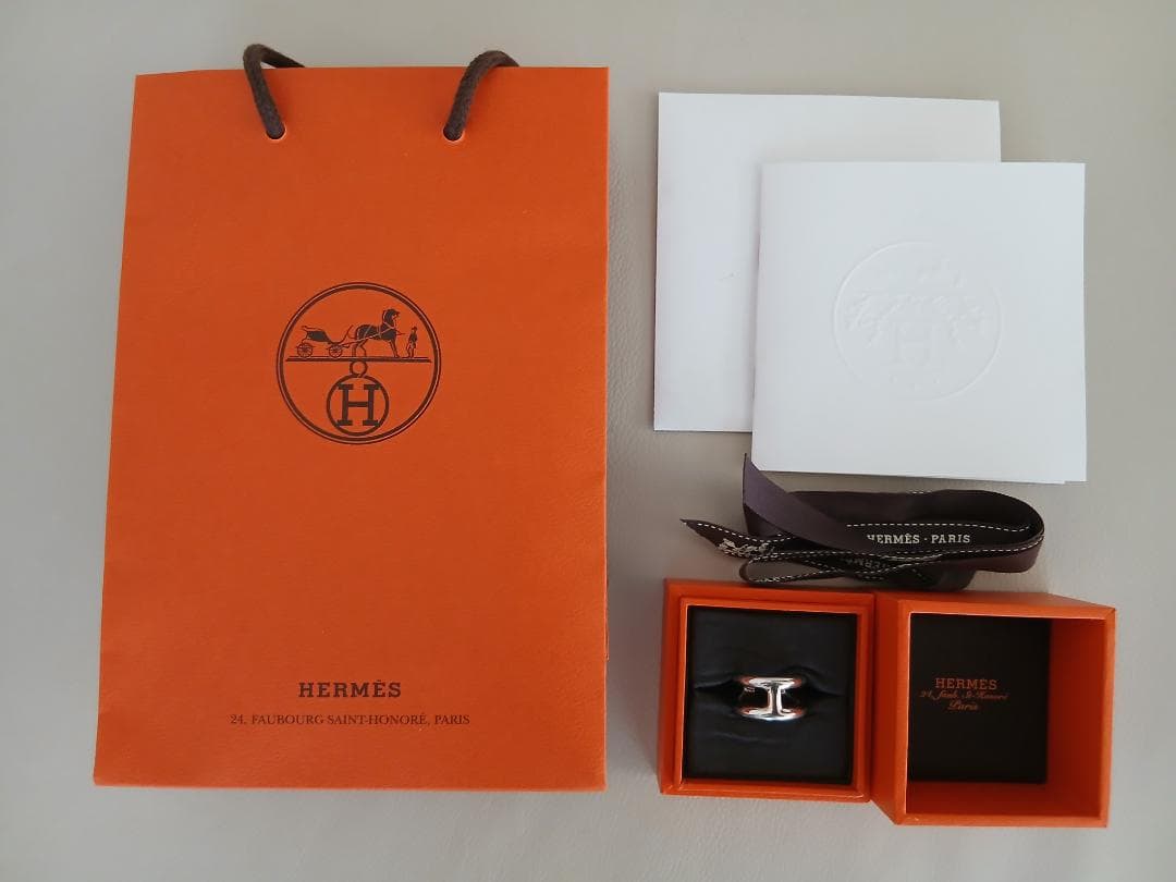 （正規品）HERMES　Osmose　PM　53　エルメス オスモズ リング