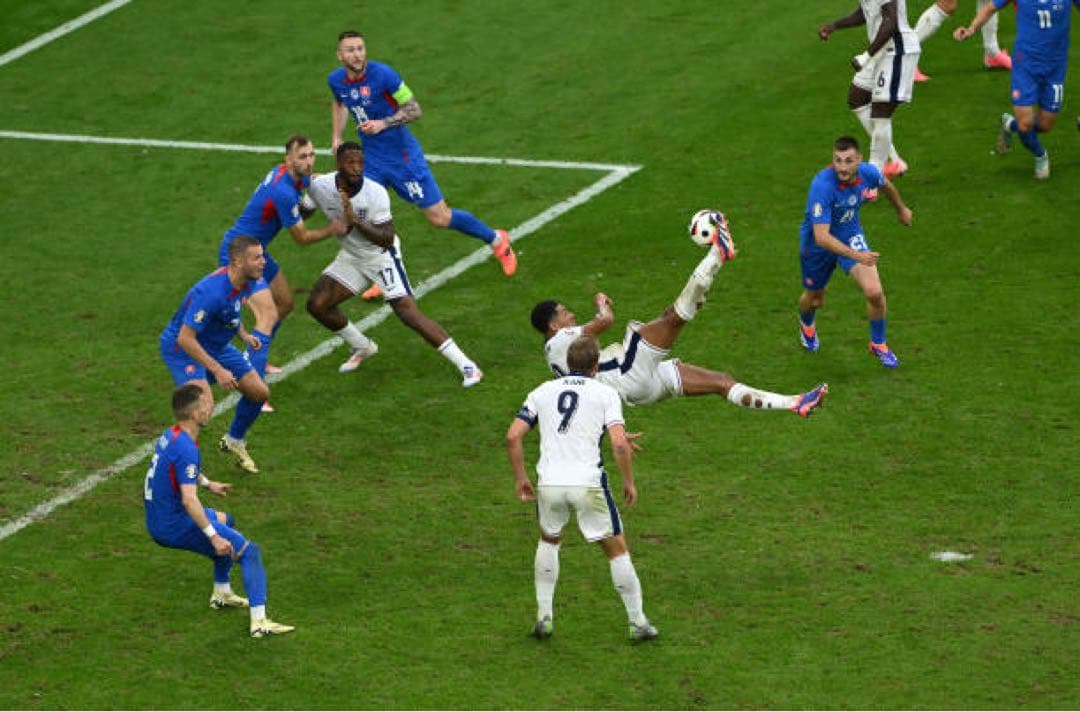 ベリンガム　ユニフォーム　イングランド代表　EURO 2024（H）