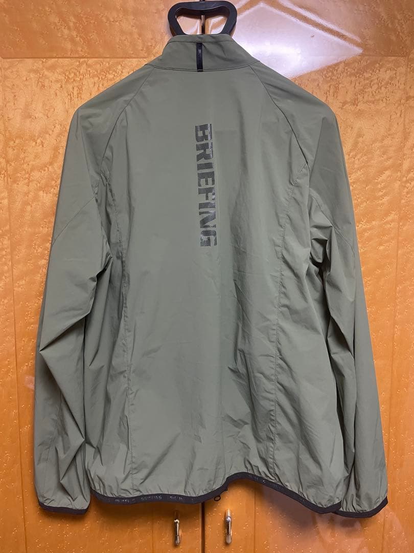 BRIEFING オリーブ ウインドブレーカー XL