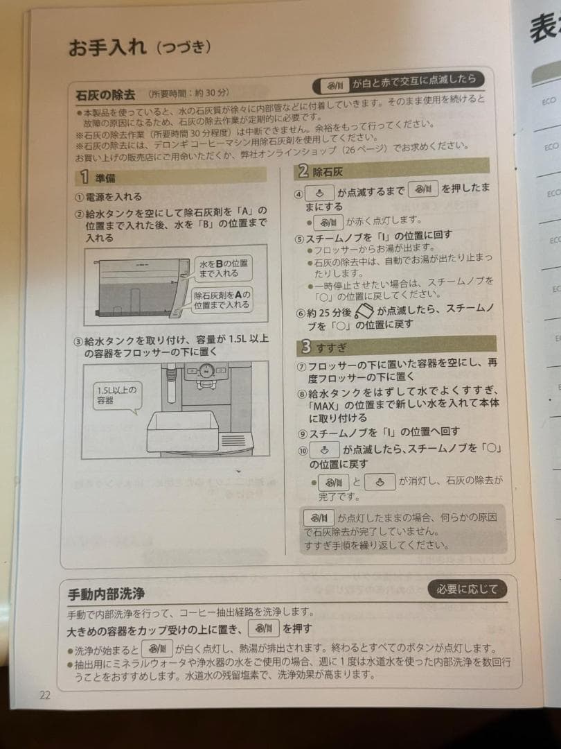 デロンギ コーヒーケアキット 全自動コーヒーマシン用 DLSC306_corg