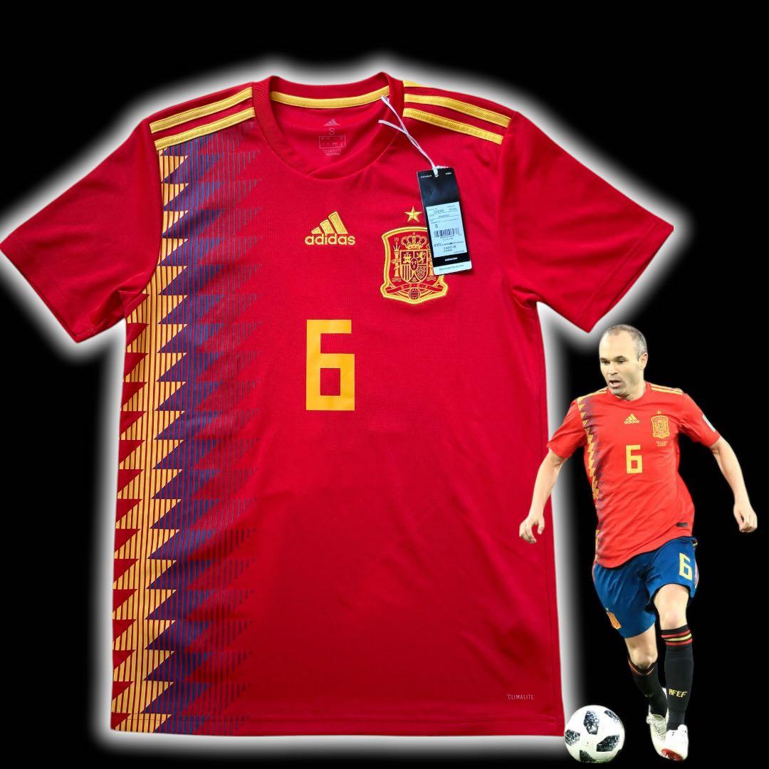 【国内正規品】 2018 スペイン代表 A.イニエスタサイン入り