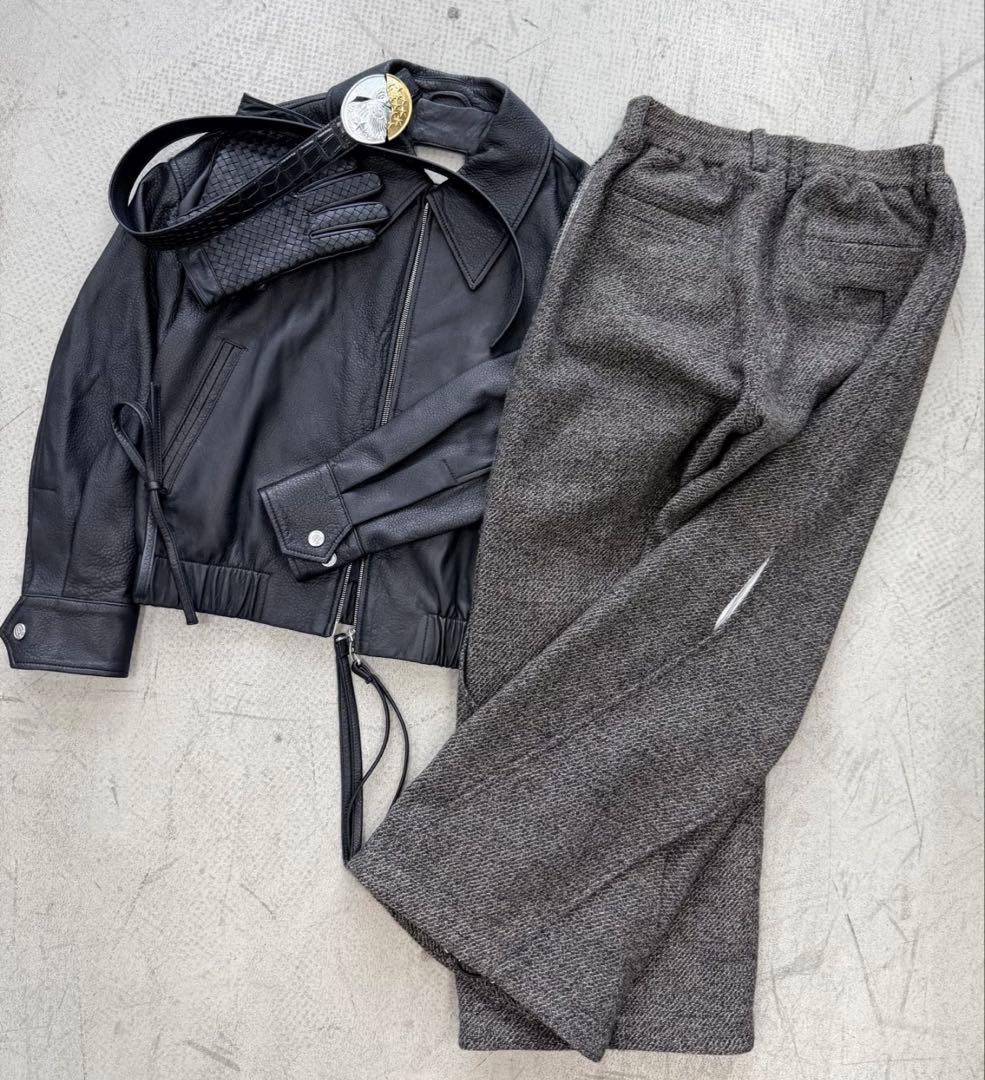 サイズ1 NULLUS 25AW KNOT G.O.A.T レザージャケット