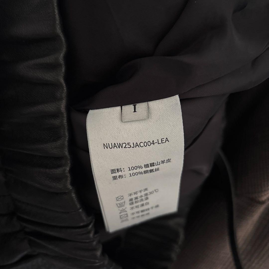 サイズ1 NULLUS 25AW KNOT G.O.A.T レザージャケット