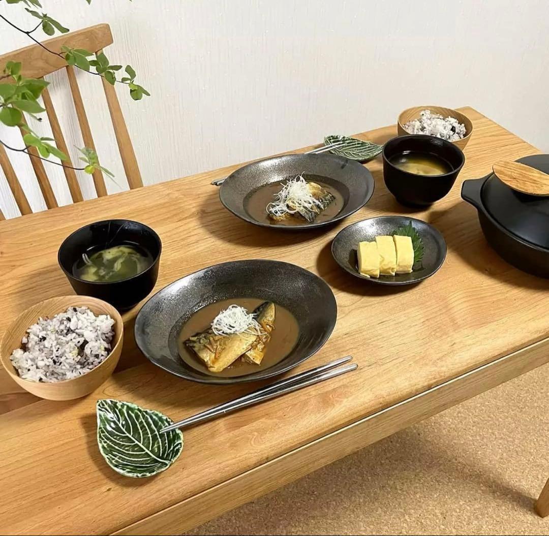 【1回使用と未使用】金彩釉　楕円皿小　５枚セット　私の部屋
