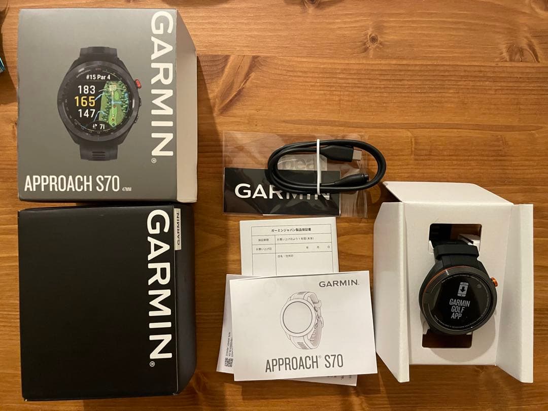 【新品未使用】Garmin Approach S70 47mmガーミンアプローチ