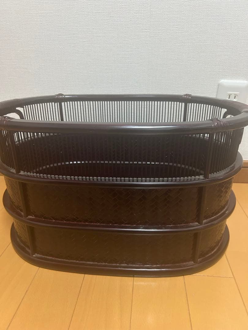 仲布竹　工芸　竹　漆　竹細工 工芸品　かご　収納　大